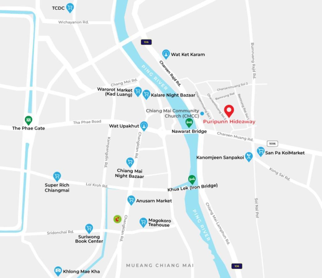 清邁 Puripunn Hideaway酒店 外观 照片